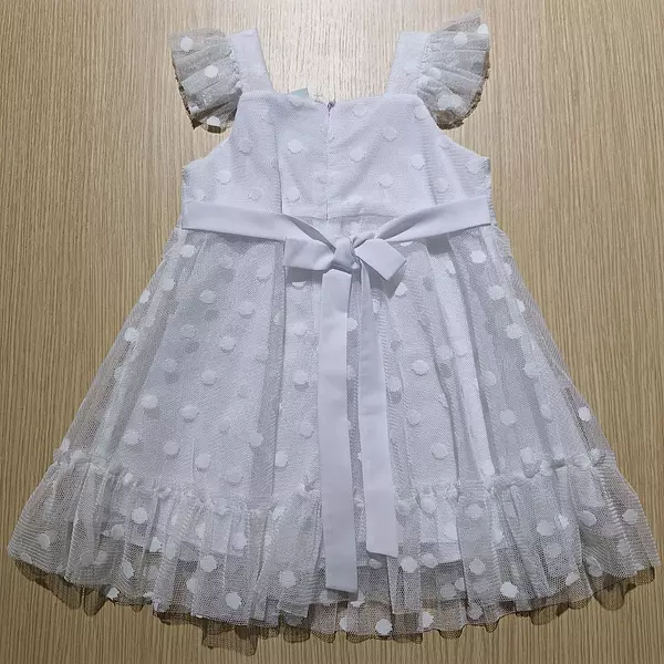 Vestido Blanco Tul.