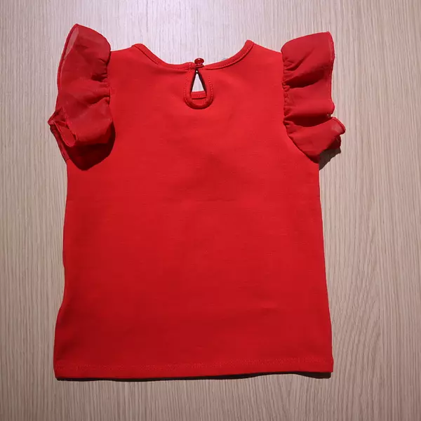 Blusa Roja Arcoíris.