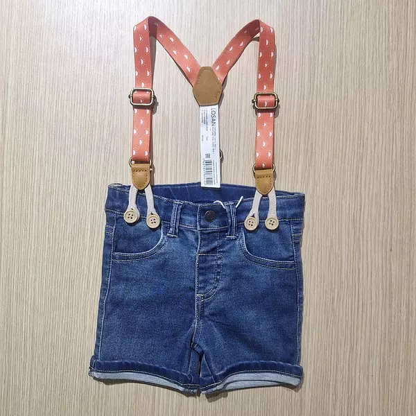 Short De Jean Con Tirantes.